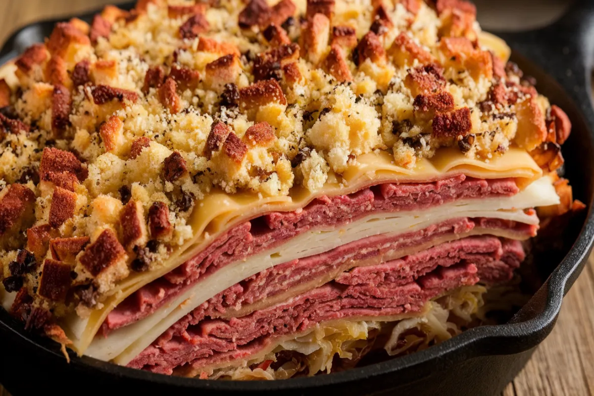 Homemade Reuben Bake 