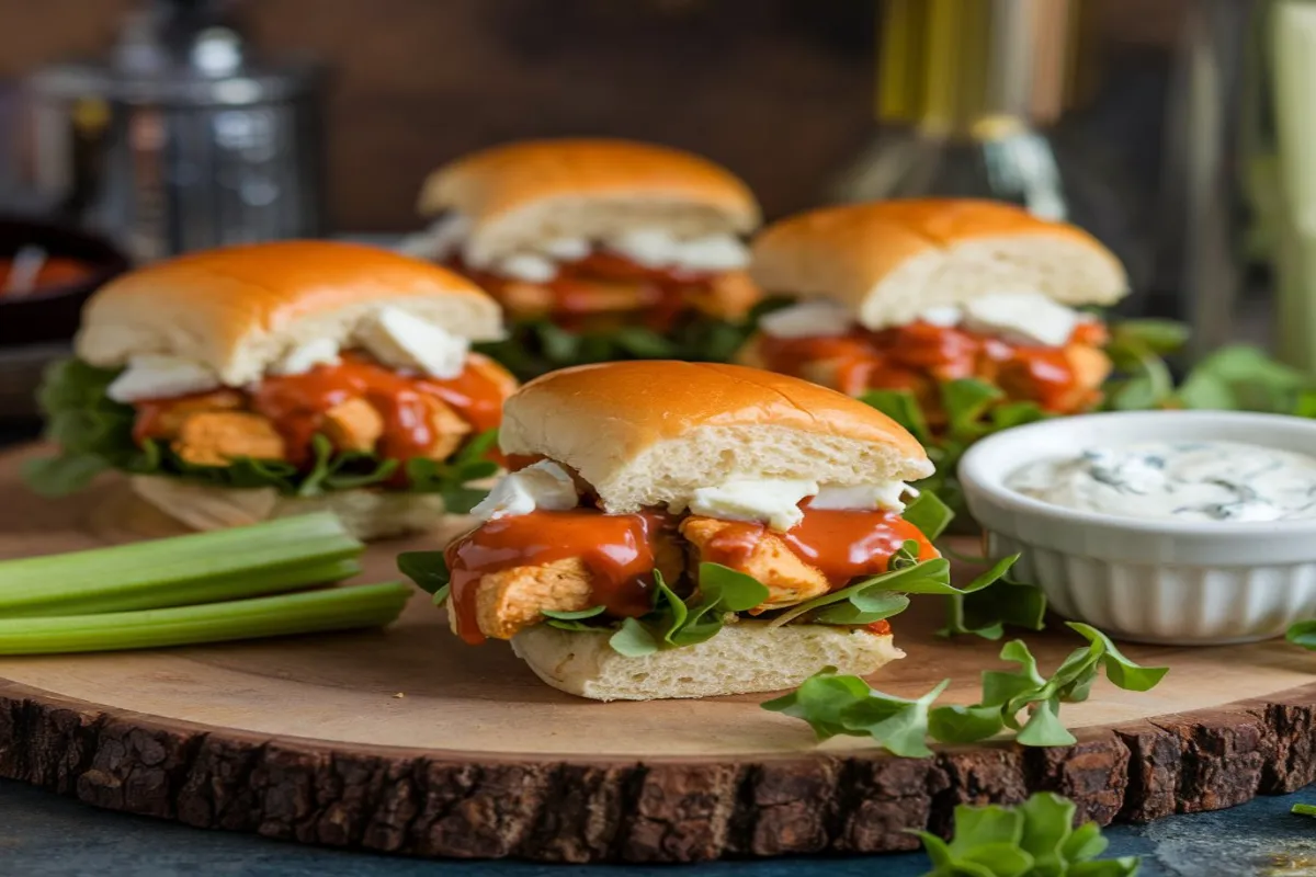 Buffalo Chicken Sliders Recipe: A Tasty, Crowd-Pleasing Delight